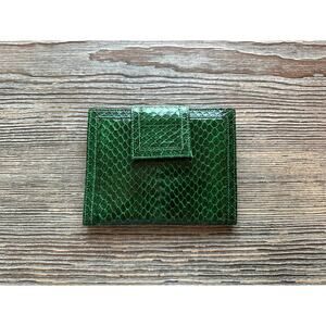 Lot of 3 Snakeskin and Leather Wallets